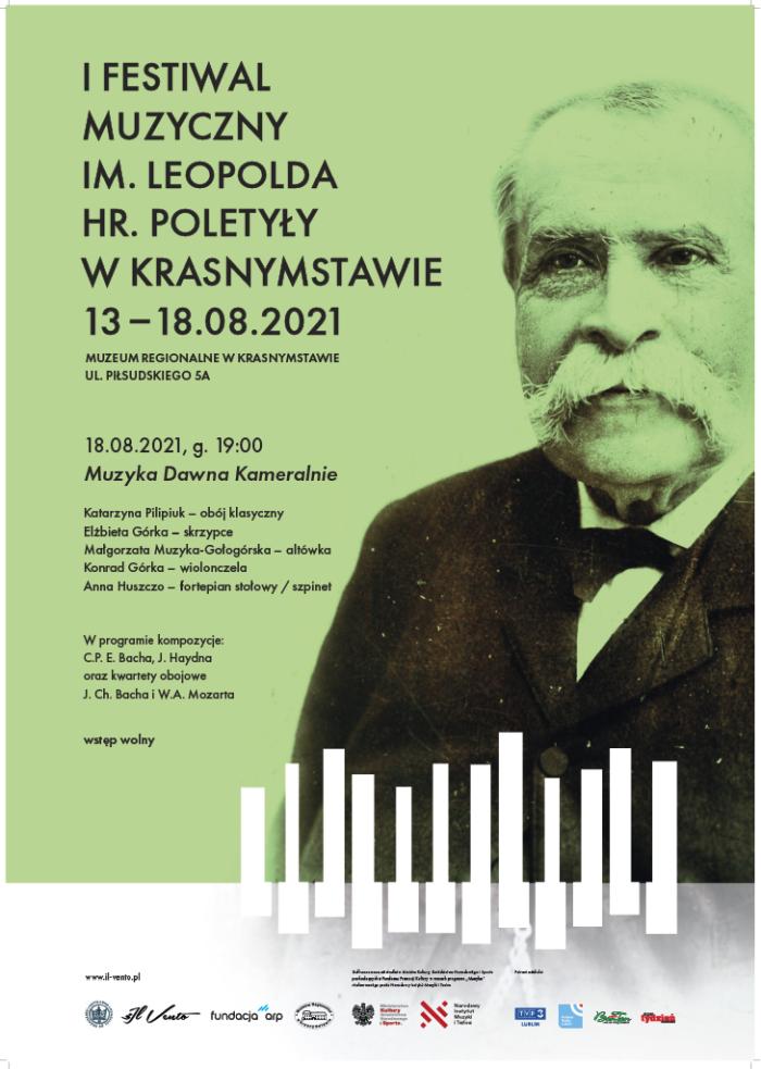 I Festiwal  Muzyczny im. Leopolda hr. Poletyły w Krasnymstawie